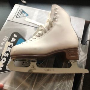 White Kids Ice Skates